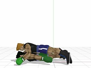 little mac gets bareback fucked in gay game