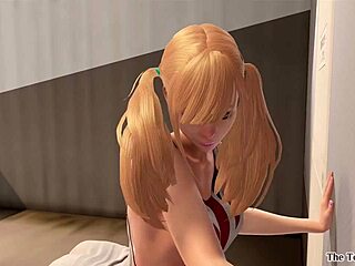 ttf heated reunion with blonde futanari in wild hentai action. damn, that’s hot! 🔥