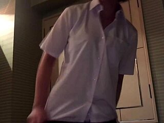 I love how this Japanese teen with big tits sucks me off.