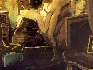 vintage erotic art from retro anime cartoon with antique hentai vibes 😏