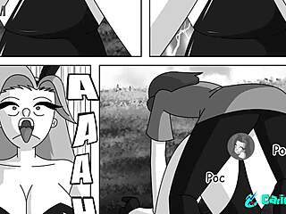 My favorite nanny s3 ch2! Huge boobs cumshot in this hentai comic by caricanimastudio!