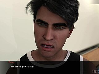 in summer vacation 33, peter explores his gay side in this hentai adventure 😏