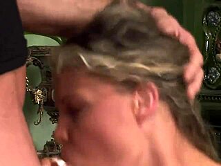 Wow, hot blond girl getting creampie at casting!