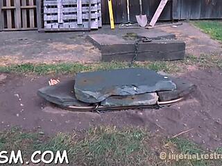 Extreme Sadomasochism with Rabbit Toy and Sloppy Blowjob