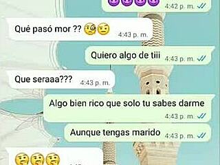 hot whatsapp with tati and we end up fucking in the office