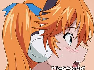 귀여운 헨타이 여자가 야생 애니 액션에서 무검열 섹스 즐김