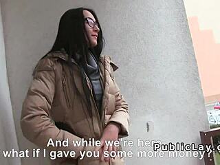 i got my euro babe with glasses banged hard in public pov