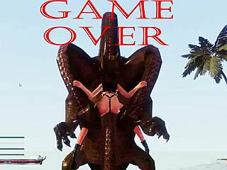 Intense Emotions Unleash in Sword Hime Game Over Hentai