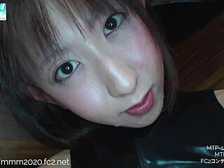 Exposed cute asian amateurs in fetish shooting!