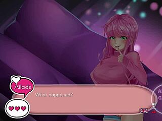 waifu says, 'let's explore our secret dating adventures in this hentai game'