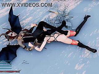 Intense Emotions Unleash in Sword Hime Game Over Hentai