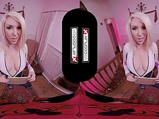 Spider Gwen Blows Your Mind with Her Mouth and Pussy in VR!