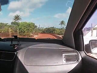 fernanda chocolate and joao o safado have wild beach sex adventures