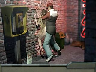 Wall fuck at work in the office.