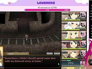 In this episode, vtuber lewdneko dives into evenicle's world. She encounters cute anime characters with big tits on a huge dating adventure.