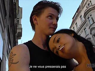 The couple needed cash for jewelry. So they agreed to hot sex with the old European guy for money.