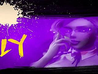 i love how this hot robot slut in subverse episode 1 sucks my dick in space with big tits and blowjob