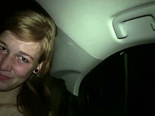 Alexis crystal bangs in public street dogging gangbang