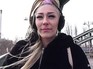 German Scout - Blonde Barkeeperin In Berlin Picked Up For Anal