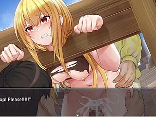 ลูกสาวเฮนไตโดนมัดในกลุ่มแอนิเมะโดนเย็ดด้วยของเล่นในกิจกรรมนอกบ้านสุดป่าเถื่อน