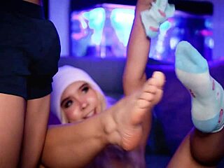 Blonde Pretty Face Striptease