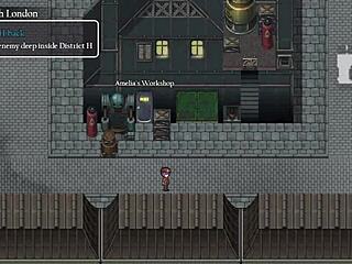 garota detetive luta contra um velho e seu robo gigante - detective girl of the steam city - parte 7 😏