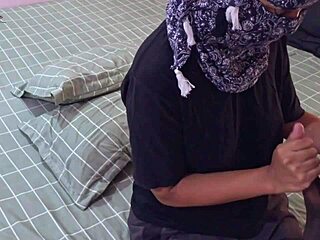 I was invited to dinner by this crazy horny hot Asian girl who seduced me into fucking her with her monster cock on the bed.