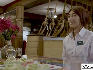 Wicked - Wicked Magician Couple Have Hot Asian Waitress Watch Them Fuck Hard In Bent Over Missionary Lick Tits Pussy Blowjob Riding Deepthroat