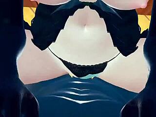 hentai girl takes monster cock in missionary with big tits