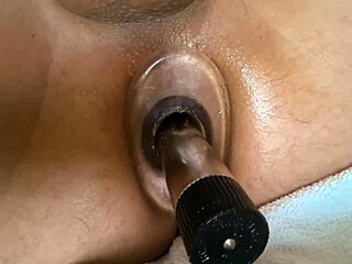 Close Up Tunnel Anal With Vibrator