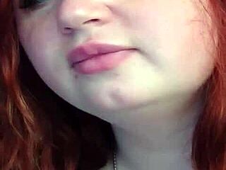 สาวรัสเซียก้นใหญ่ผมแดงเต้นโชว์เว็บแคมแบบธรรมชาติ