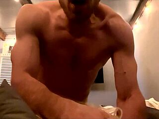 Changing Silicone Doll at Night with Friend for Condom Fuck