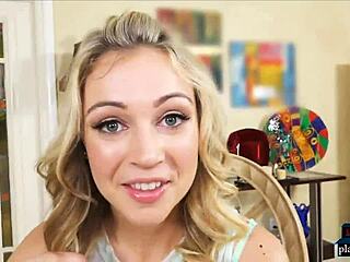 Petite Blonde Girlfriends Capture Their Amateur POV Sex Tape Fucking Passionately