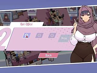 My boss teases me with her massive tits in this tsundere milf hentai game.