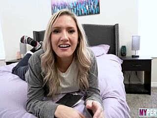 reagan lush rides hard in cowgirl and missionary, bent over for hardcore ass pounding, big tits bouncing during blowjob and intense cumming