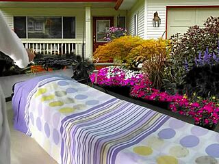 preview of massaging my baby's big ass with handjob on monster cock and gaping natural tits action