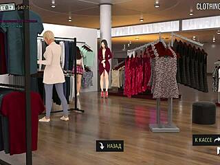 Fashion Business Where Models Sell Dresses Naked in 3D Hentai Game