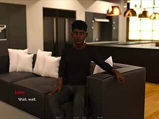 Brunette MILF Dances In Game With Bold Moves