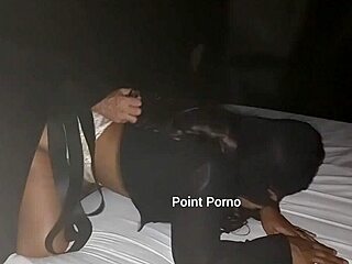 Trying out the new glory hole to give your ass on all fours for any dick