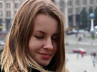 2014-05-20 malvina - shopping girl strips and rips clothes!