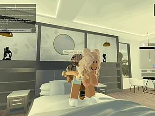 Blond søtnos bøyd over for monster svart kuk i vill doggystyle