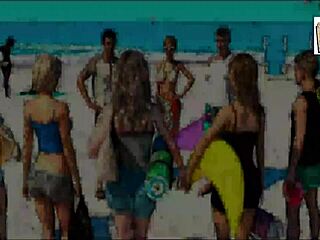 A wife and stepmother in blonde cartoon scene