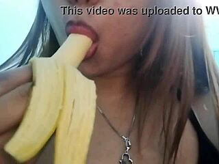 Seductive banana play?