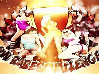 Geile Weihnachtsparty in Santa-Kostümen mit fetten Ärschen Überraschungen