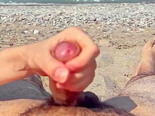 Stranger fucks me hard doggystyle at home, cums on my face and pussy