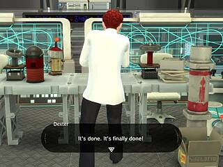 Dexter Uses X-Ray Glasses in Sims 4 Naked Scene