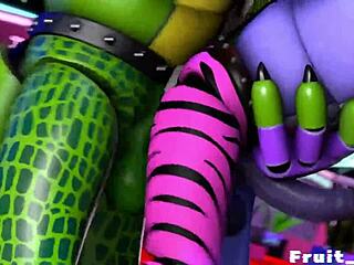 i love watching that fnaf credit with fruit and cock details