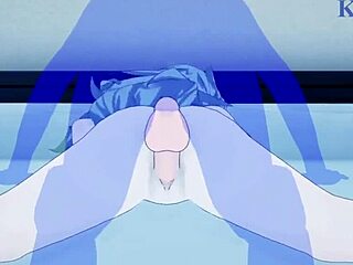 kusanagi nene and akiyama mizuki have intense sex in project sekai hentai