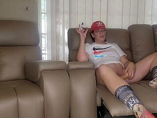 smoking stepsis indulges in mutual masturbation with sneaky vibes