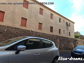 Naughty Milf Slut with New Lover's Monster Cock in Garage